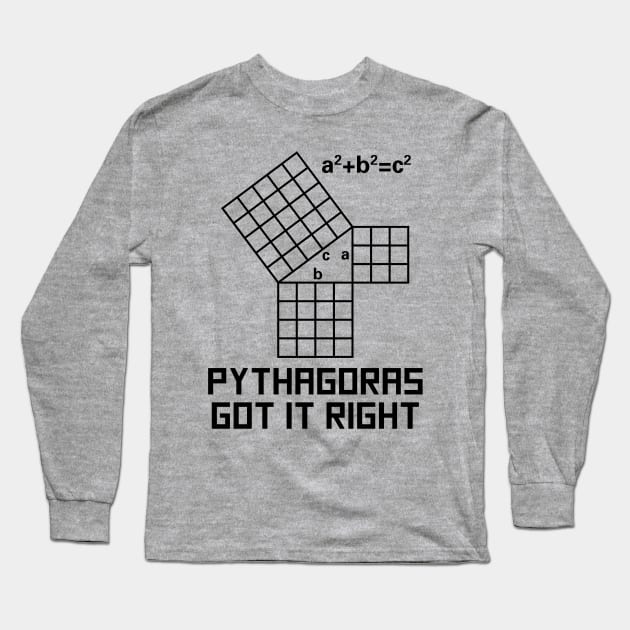 Pythagoras Got It Right Long Sleeve T-Shirt by oddmatter